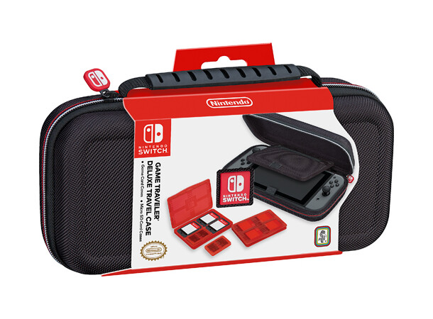 Switch Deluxe Travel Case Black Original Nintendo Switch-taske 